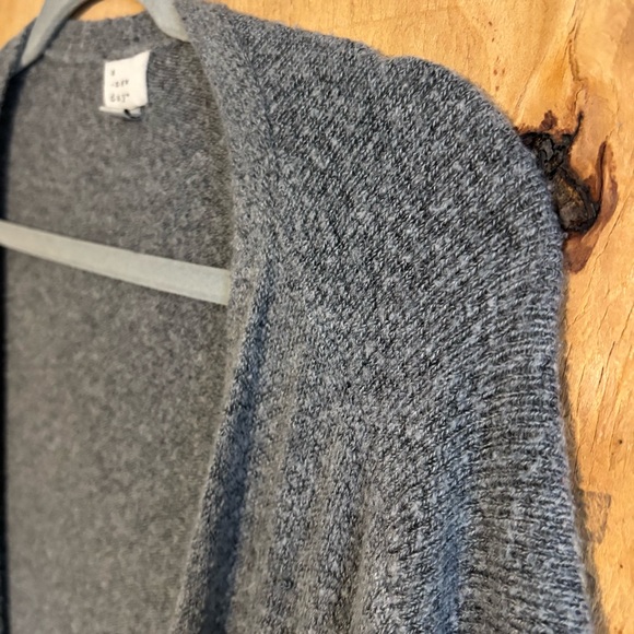 A New Day Long Gray Cardigan w/ Pockets Sz L - Picture 3 of 6